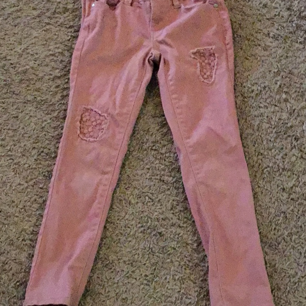 Blush colored pants